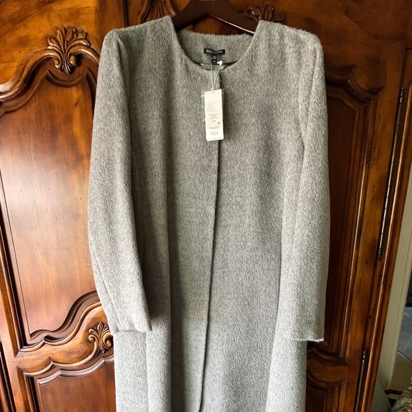EILEEN FISHER Alpaca & Wool Coat - NWT!! - Picture 1 of 9